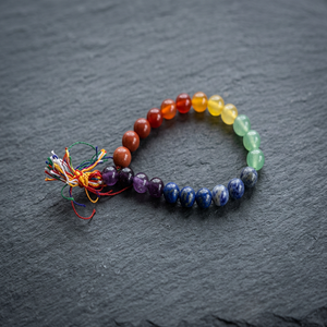 Bracelet en perles de Lapis Lazuli, pierres précieuses polies, forme circulaire, thème bouddhiste, bijoux faits à la main pour la méditation - Product Image 3