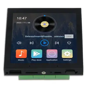 Tianlai TL-JX805 4 pouces Tuya produits de système de maison intelligente Zigbee Bluetooth Wifi panneau de commande amplificateur mural