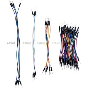 ELEGOO 130pcs Solderless Flexível Breadboard Jumper Fios Macho para Macho para <span class=keywords><strong>Arduino</strong></span> Breadboard Cabos e Fios Compatíveis - Product Image 2