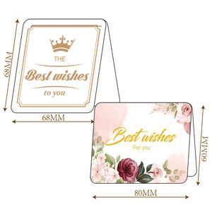 Tarjetas de Regalo al por Mayor con Lámina Dorada, Vales de Regalo, Tarjetas de Invitación y Felicitación para Negocios - Product Image 3