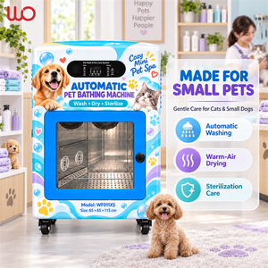 Macchina Completamente Automatica per il Bagno degli Animali Domestici, Attrezzatura per il Lavaggio di Cani e Gatti con Asciugatura ad Aria Calda e Sterilizzazione, Alimentata a Batteria - Product Image 4