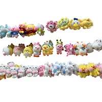 Porte-clés boutons de manchette mignons et adorables, célèbres sur internet, assortiment de poupées en tissu festives et sportives pour toutes les saisons