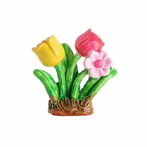 Flores Artificiales de Resina, Mini Plantas Decorativas para Escritorio, Decoración de Jardín de Primavera, Estilo de Alta Simulación A B C D - Product Image 5