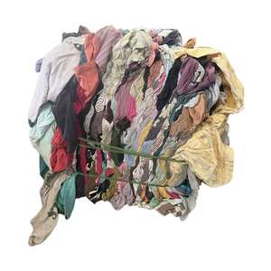 قمصان قطنية مستعملة (بنفسجي ورمادي فاتح) للتنظيف الصناعي - Product Image 4