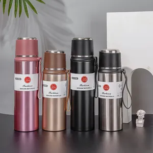 DD2320 nueva taza de vacío de alta capacidad de 1000ML al aire libre portátil 304 frasco de café de acero inoxidable botella de agua de viaje deportiva