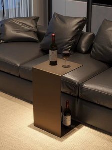 <span class=keywords><strong>Mesa</strong></span> de Centro Personalizada de Acero Inoxidable con Borde Largo, Estilo Minimalista para Sala de Estar - Product Image 1