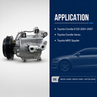 Compresseur de climatisation automatique SCSA06C OE 88320-1A480 12V R134a avec embrayage pour Toyota Corolla – Vente en gros