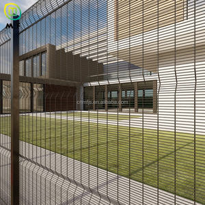 Высокозащитный забор 358 с защитой от перелезания, с прозрачным обзором, с порошковым покрытием и оцинковкой для ограждений, решеток и ворот - Product Image 3