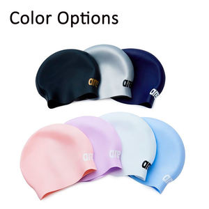 Gorro de natación de silicona sin costuras <span class=keywords><strong>para</strong></span> adultos, 100%, a prueba de <span class=keywords><strong>fugas</strong></span>, Logo personalizado, baja cantidad mínima - Product Image 2