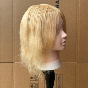 Nouvelle tête <span class=keywords><strong>d</strong></span>'entraînement avec cheveux blonds, mannequin professionnel de <span class=keywords><strong>coiffure</strong></span> sans maquillage - Product Image 3