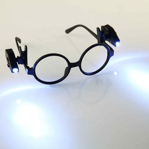 1 Par de Mini Lámparas de Lectura con Clip para Gafas, <span class=keywords><strong>Linterna</strong></span> Ajustable para Gafas, Luz Flexible para Leer Libros - Product Image 2