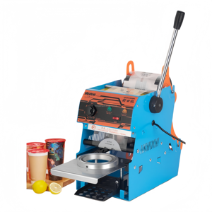 Semi-automatic Heat Sealer for Cup-packed <b>Millet</b> Porridge and Oatmeal Exclusive for Breakfast Shops, Efficient and Leak-proof - Product Image 3