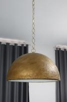 Lustre LED suspendu en forme d'hémisphère pour îlot de cuisine, plafond haut, maison moderne, salon et salle à manger, style Wabi Sabi YH