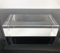 Briques de verre transparentes 50*100*200MM pour la construction et la décoration des murs-rideaux d'hôtels, style moderne, blocs de verre solides, usine