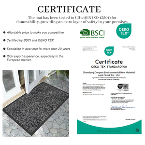 Tappetino esterno <span class=keywords><strong>antiscivolo</strong></span> con rivestimento <span class=keywords><strong>in</strong></span> <span class=keywords><strong>gomma</strong></span> spessa resistente per esterni tinto tappetino lavabile per porta anteriore - Product Image 6