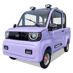 Mini Camioneta Eléctrica Fácil de Usar y Práctica, Vehículo de 4 Ruedas y 4 Asientos <span class=keywords><strong>con</strong></span> Caja de Carga - Product Image 1