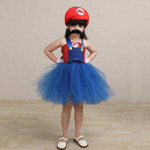 Halloween Cosplay Anime Costume Jeu de rôle Robe <span class=keywords><strong>Mario</strong></span> Pompen pour enfants Super Mary - Product Image 3