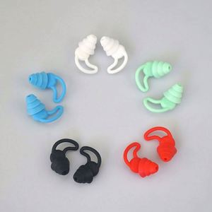 Tapones para los oídos Shark Fin, nuevos, de silicona suave, impermeables, para natación, reducción de ruido, aislamiento acústico, para dormir, modelo Usa Mairun - Product Image 4
