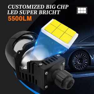 2,5 дюймов, беспроигрышная установка, LD-12, 55 Вт, 6000K, Bi, светодиодный проектор, фара, объектив для автомобиля с высокой яркостью - Product Image 2