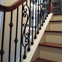 Balustres en fer forgé décoratifs pour garde-corps d'escalier, main courante, balcon, balustrade, portail, clôture, pièces