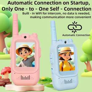 रचनात्मक बच्चों वीडियो वॉकी-टॉकी 2-way 1500ft 3-12 साल के क्रिसमस जन्मदिन के आउटडोर के लिए शांत आवाज प्रभाव - Product Image 4