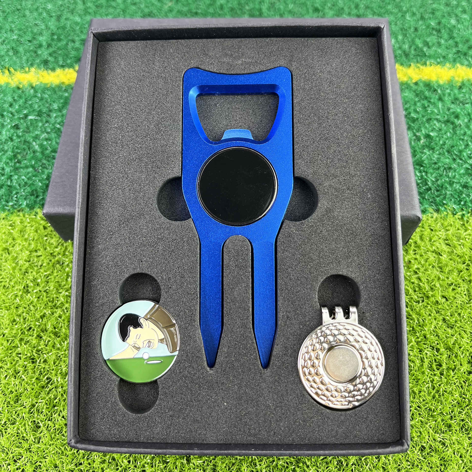 Dark blue gift box