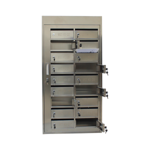 Boîte aux lettres de livraison de colis en acier métallique de grande capacité, imperméable, autoportante, prix de gros bon marché - Product Image 4