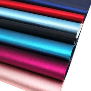 Untuk Tas Busur Kerajinan A4 Ukuran Frosted Pearlized Kulit Sintetis Vinyl Fabric PVC Kulit Faux Kulit Lembar