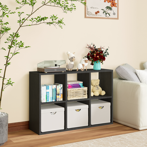 Moderno Armario de Almacenamiento de Acero de 8 Cubos, <span class=keywords><strong>Estante</strong></span> Abierto <span class=keywords><strong>Estrecho</strong></span> y Portátil para Sala de Estar, Entrada o Pasillo - Product Image 5