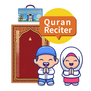 Cadeau romandais musulman électrique produits islamiques <span class=keywords><strong>coran</strong></span> récitateur <span class=keywords><strong>coran</strong></span> éducatif numérique tapis de prière tapis avec haut-parleur pour les enfants - Product Image 2