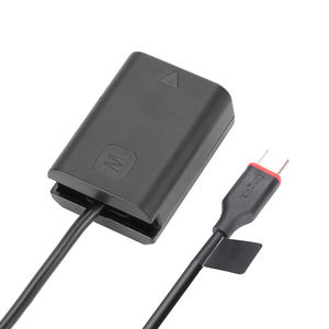 KingMa Portable NP-FW50 batterie factice <span class=keywords><strong>Sony</strong></span> USB-<span class=keywords><strong>C</strong></span> à FW50 adaptateur d'alimentation pour <span class=keywords><strong>Sony</strong></span> <span class=keywords><strong>A7</strong></span> A7R2 A7M2 A6300 A6600 - Product Image 1