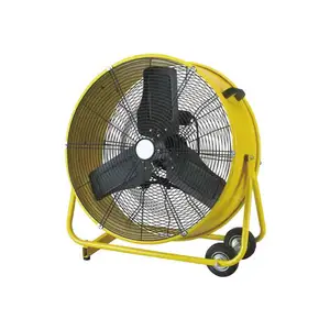 AC endüstriyel havalandırma davul Fan motoru kimyasal sanayi için büyük hava hacmi eksenel akış fanı