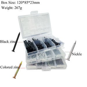 Clous à béton galvanisés et trempés ISO9001, 1, 1.<span class=keywords><strong>5</strong></span>, 2, 2.<span class=keywords><strong>5</strong></span>, 3, 4, 18, 1 1/4 <span class=keywords><strong>pouces</strong></span>, en carton de 25 kg - Product Image 4