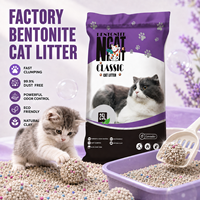 Litière pour chat en bentonite écologique à agglomération rapide, 99 % sans poussière, contrôle des odeurs, pour usage commercial et conteneurs