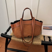 Sac fourre-tout léopard en suède doux avec fermeture éclair, idéal pour l'été, le quotidien et les trajets – Nouvelle collection transfrontalière, en stock