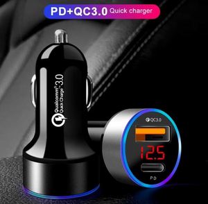 ที่ชาร์จในรถยนต์แบบดิจิตอลอเนกประสงค์ รองรับ QC3.0 USB-C สำหรับรถยนต์ทุกประเภท - Product Image 5