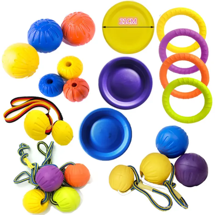 Natürliche Hunde kau seile EVA Floating Elastic ity Foam Natur kautschuk Hunde kau spielzeug Safe Dog Chews für aggressive Chewers