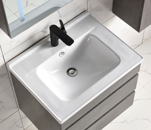 Conjunto de Tocador con Lavabo y Gabinete para Baño Moderno Gabinete de Pared para Baño - Product Image 3