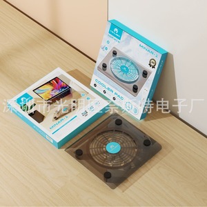 Mikuso Laptop Cooler 26.5x24.5 Cm Silent Crystal Fan For Laptops Ultrabooks <b>Gaming</b> Laptops - Product Image 4