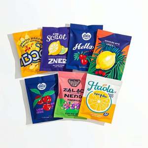 Custom Mylar <b>Bags</b> Black 3-Side Zipper Pouch With Logo 3.5\" Stand Pouch Packaging Plastic Tobacco Pouches - Product Image 4