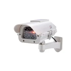 imitate dummy cheap Solar Powered camera CCTV Fake Dummy fake security Camera with Flashing Led