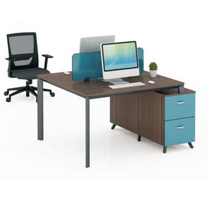 Personale moderno in legno 2020 la stazione di lavoro fashion 2 4 posti persone <span class=keywords><strong>con</strong></span> workstation mobile per ufficio - Product Image 2