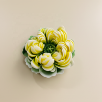 Blumenförmige Silikon-Backform für Kuchen- und Mousse-Dekoration, DIY Aromakerzen-Herstellung, Hochtemperaturbeständig