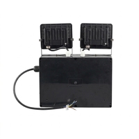 Lumière d'urgence LED à double spot étanche IP65 2x20W 3200LM avec 3 heures d'autonomie