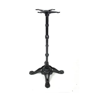 Nordic Europe Style Malaysia Black White Marble Rustic Long Right Angle Cast Iron Metal Forged Table Legs