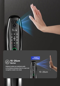 Tuya Wifi Mặt ID khóa cửa với kỹ thuật số vân tay Palm tĩnh mạch khóa cửa thông minh với máy ảnh khóa điện tử - Product Image 2