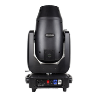 Projecteur LED RGBW 400W 3-en-1 Wash/Spot avec Contrôle DMX512 IP33 pour Scènes et Spectacles DJ