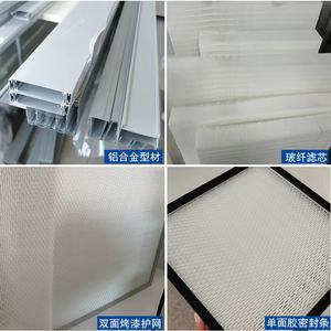 Aoris ISO Certificado H14 FFU <span class=keywords><strong>HEPA</strong></span> Filtro com Moldura De Alumínio Novo Filtro De Caixa De Painel Plissado 99,99% Eficiência - Product Image 2