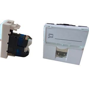 Plaque frontale type <span class=keywords><strong>legrand</strong></span> français cat6A cat6 cat5e type Keystone Jack rj45 - Product Image 1