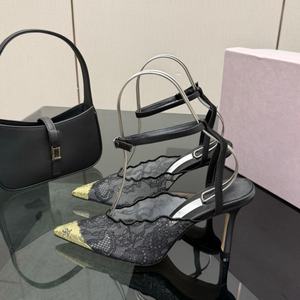 Zapatos Formales de Tacón Alto para Mujer, Diseño sin Cordones, Decoración con Cadenas de Pedrería y Lazo, Parte Superior de Cuero Genuino Transpirable - Product Image 3